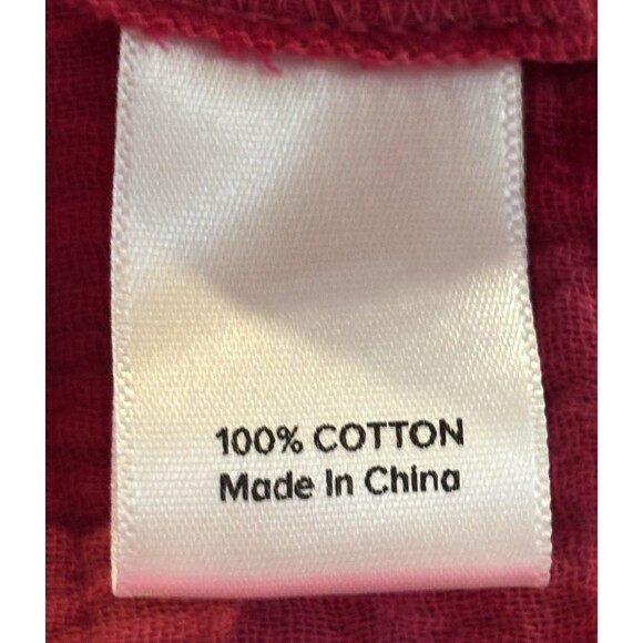 Evereve Roan + Ryan Women’s Size Small Fuchsia Kamryn Gauze Off Shoulder Top - Picture 9 of 10